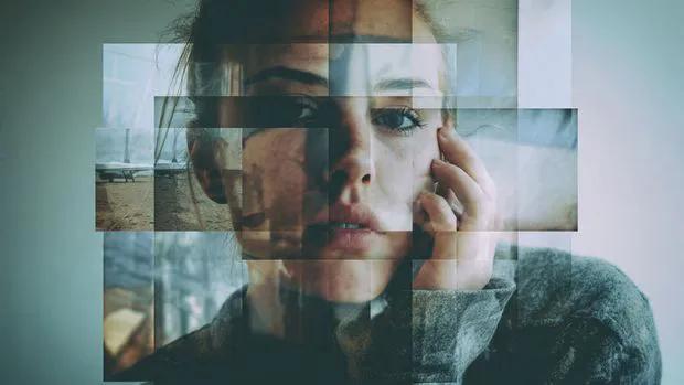 Fragmented Reflections: A Surreal Portrait of Contemplation