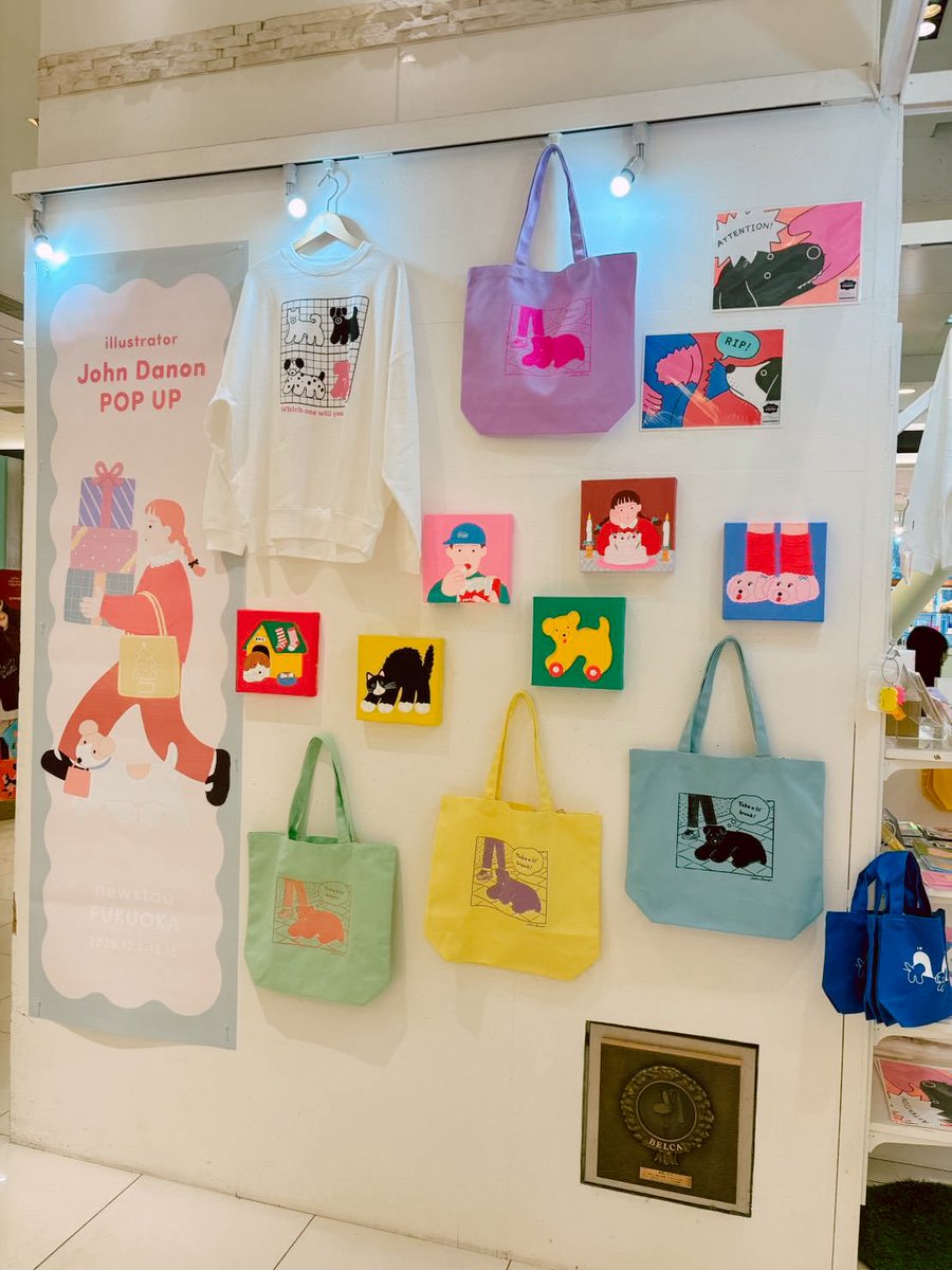 ニュースタア福岡のPOPUP昨日で無事終了いたしました！
改めて足を運んでくださった皆様ありがとうございました🎄🧦🎅
メリークリスマス💫
