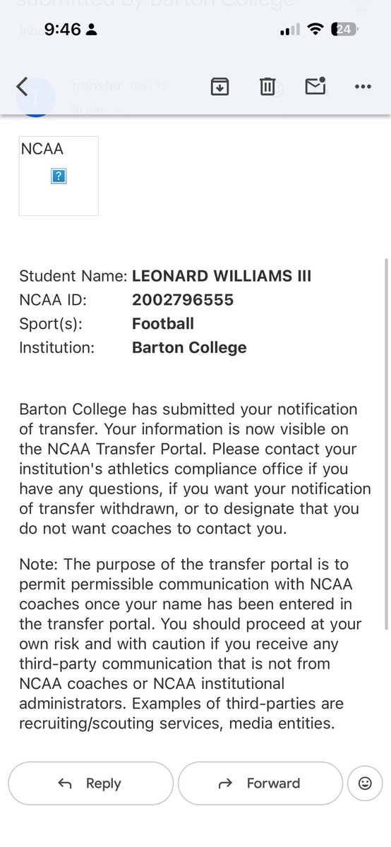 LJ Williams III tweet media