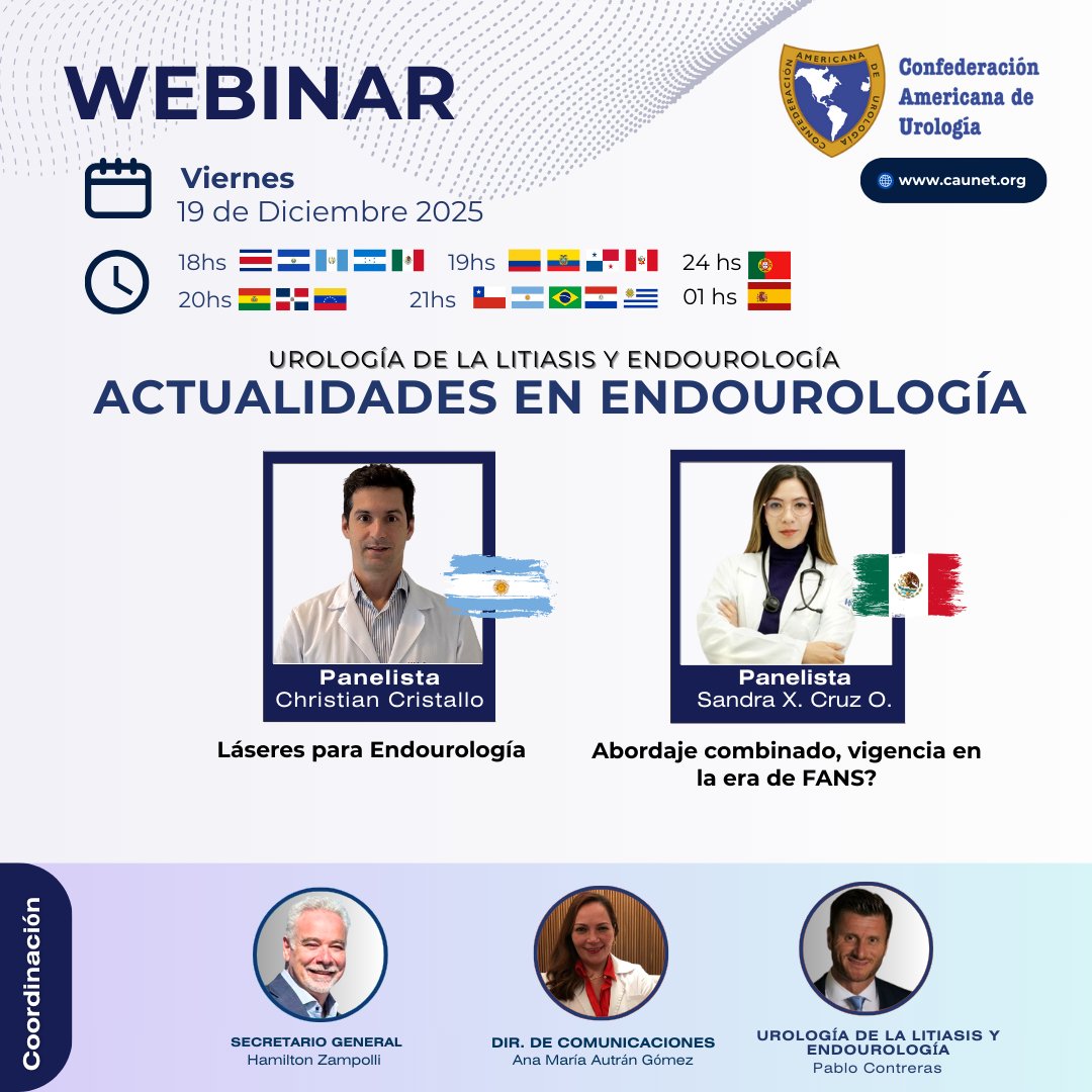 Confederación Americana de Urología (CAU) tweet media