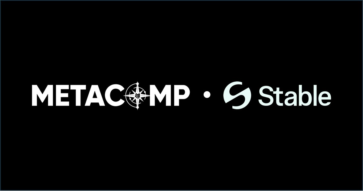 MetaCompHQ's tweet image. @MetaCompHQ and @stable Join Forces to Redefine Cross-Border Payments with Stablecoins

MetaComp is pleased to announce a strategic partnership with Stable, bringing StableChain into the StableX™ Network to elevate institutional cross-border liquidity flows. This integration…