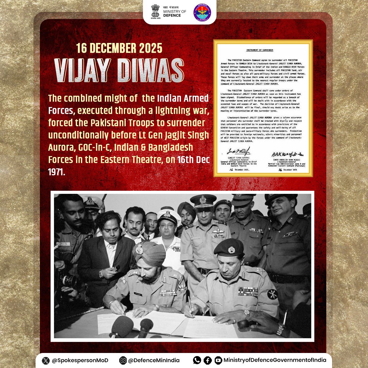 Ministry of Defence, Government of India tweet media