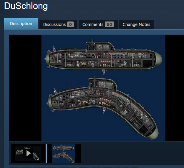 SabiabiaEhEh's tweet photo. Always wanted to try Barotrauma with friends.
Because 
1. chaotic fun time.
2. silly workshop mods for submarines like this https://t.co/Jlv2ZW9nTg