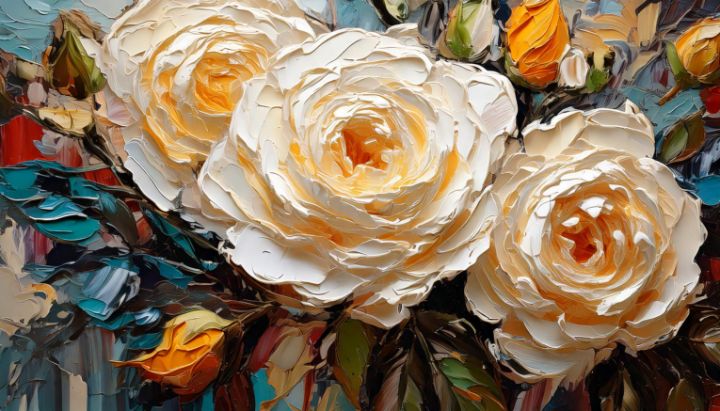 Art of the Day! "Fragments of Bloom". Buy at: ArtPal.com/daisyartdecor?…