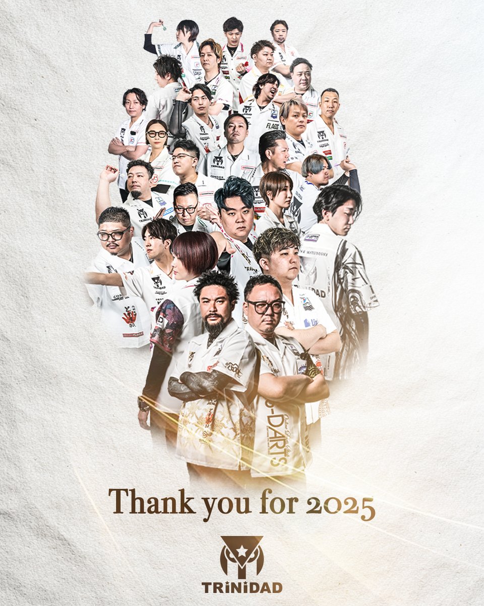 Thank you for your support 2025〜 今年もTRiNiDAD・CONDOR製品をご