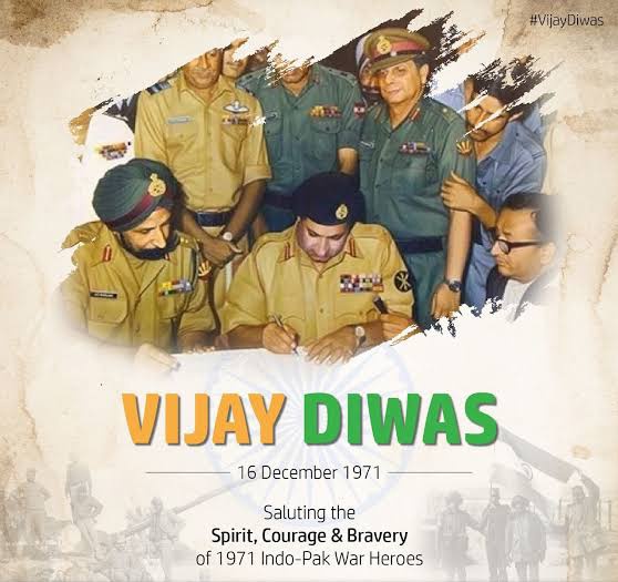 December 16 – Vijay Diwas 🇮🇳
A tribute to the valor, courage, and sacrifice of the heroes of the historic victory of 1971, the brave soldiers of the Indian Army.
Your sacrifice will always inspire the nation.
#1971War #VijayDiwas #India🇮🇳