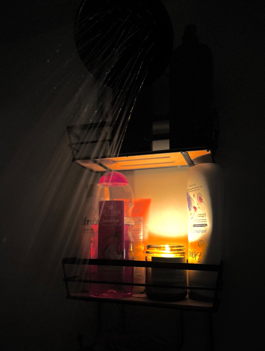 seattleiminyou's tweet photo. Taking a shower in the dark w a candle will fix you https://t.co/N5HL8IOnBB