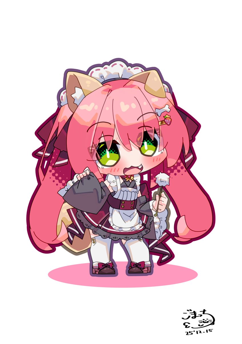 犬塚いちごさん直筆 サイン入り 犬属ギター メイド服な犬塚いちごさん | ごまっち #pixiv #声優 #VTuber #犬塚