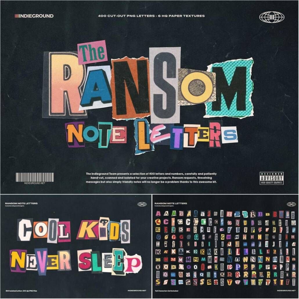 the ransom note letters
