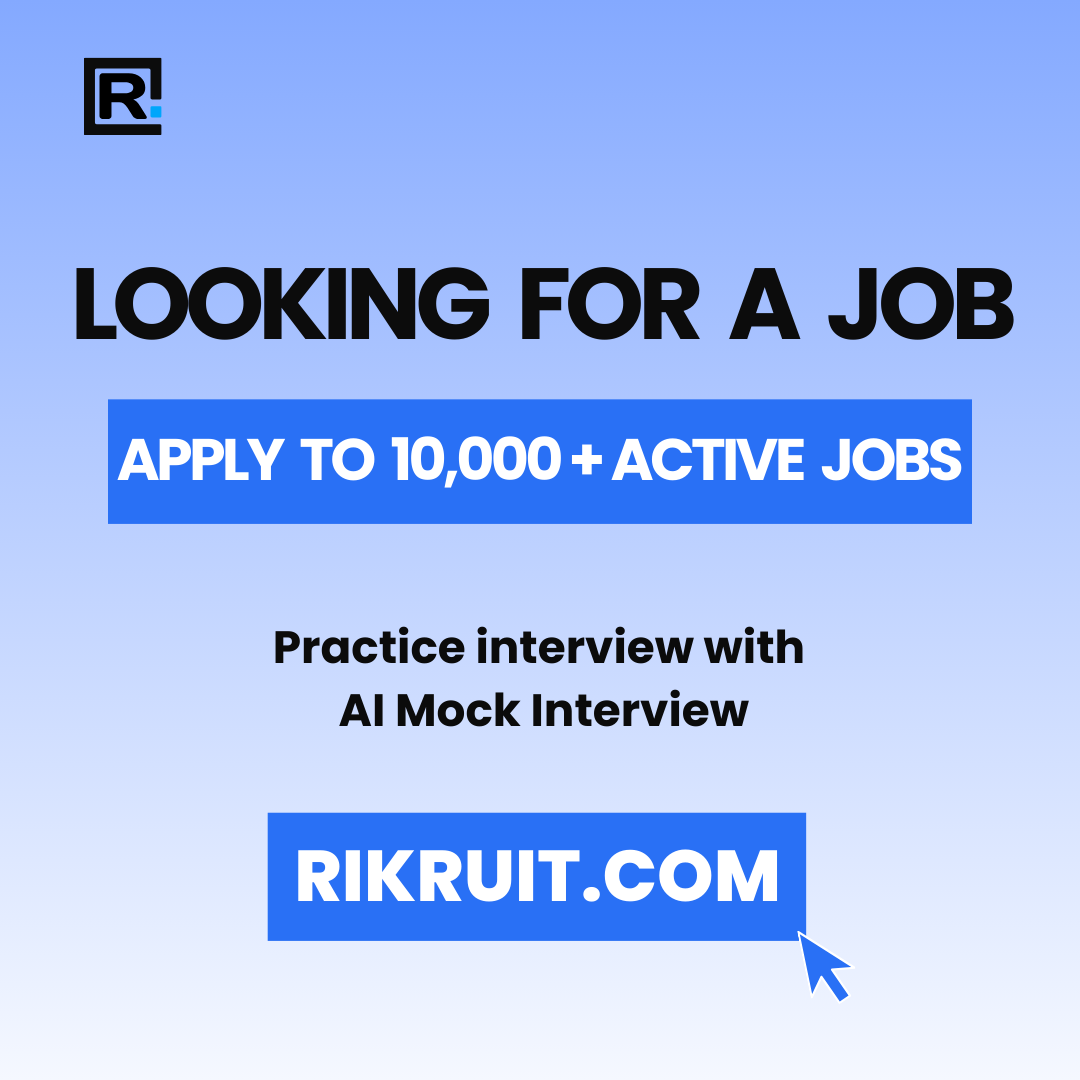 rikruit's tweet photo. Your dream job isn't hiding. It's waiting on Rikruit 👀 🔥 Apply to 10,000+ active jobs 
🤖 Practice interviews with AI Mock Interviews  
Stop scrolling. Start applying. 
👉 https://t.co/Lbc1buwtcp  

#FindYourDreamJob #Rikruit #HiringNow #CareerGoals #JobHunt #AIMockInterview https://t.co/6HnBOK8h1H