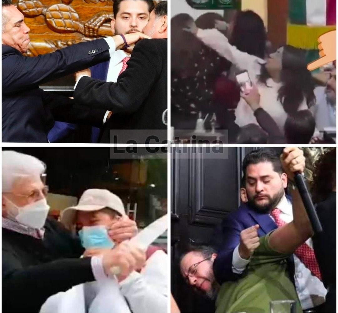 Y estos son los que se atreven a insultar despectivamente a las y los legisladores de Morena.

Lo que no ganan en las urnas, quieren pelearlo con los puños.

Nunca volverán.