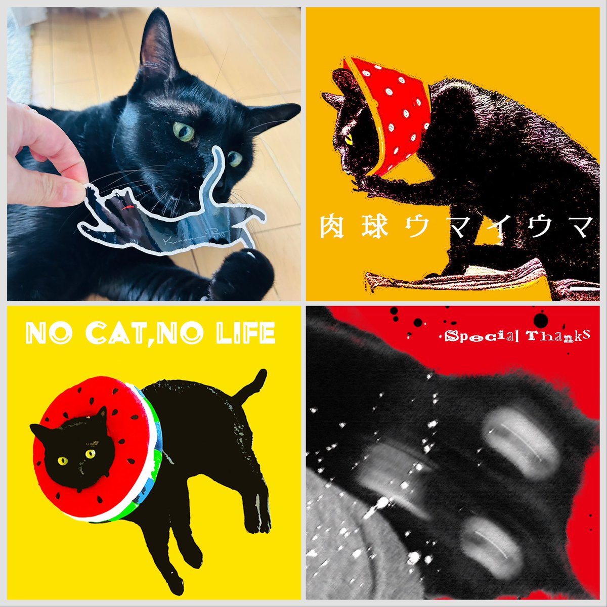 黒猫りゅう』という屋号で、ちょっとだけ凶暴な黒猫をモデルに雑貨を