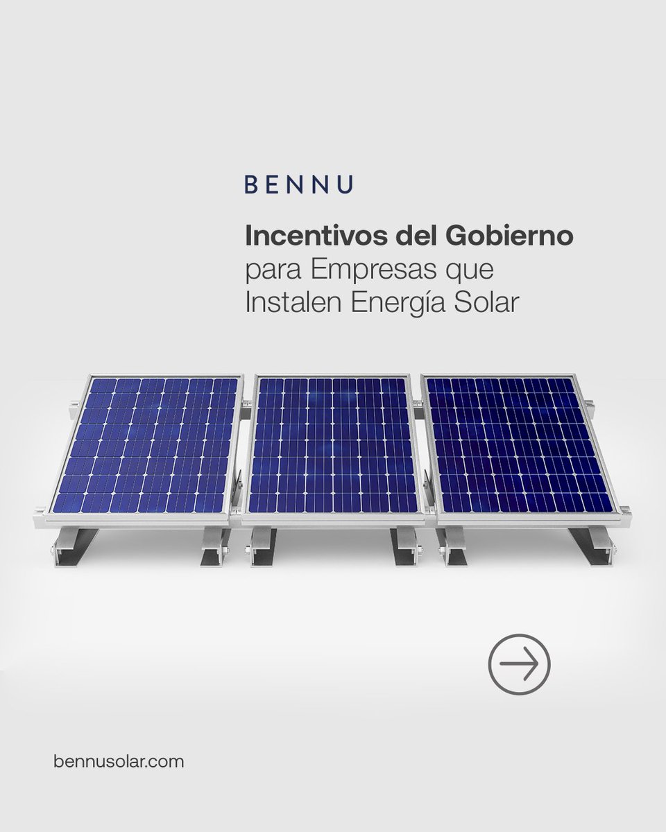 BennuSolar's tweet photo. El Gobierno de El Salvador impulsa la adopción de energía solar con una serie de incentivos dirigidos a las empresas que instalen Energía Solar.

Estos beneficios reducen significativamente el costo de inversión y aceleran el retorno para su empresa. 

#BennuSolar #EnergíaSolar https://t.co/Z78HSA5PTN