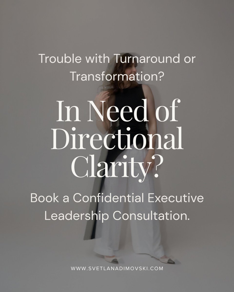 ExecutiveCoach's tweet photo. In turnarounds and transformations, the risk rarely lies in effort or intent. It lies in an unclear direction under complexity. Boards that create space for confidential, high-quality leadership judgment reduce downstream risk. https://t.co/24Ln0SPYrs