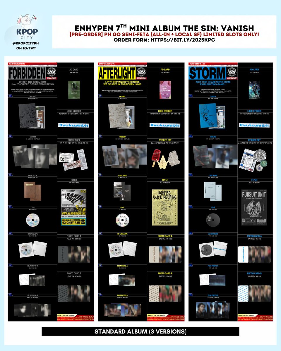 PH GO] ENHYPEN 7TH MINI AL THE SIN VANISH SFETA 🧡 #KPOPCityFinds