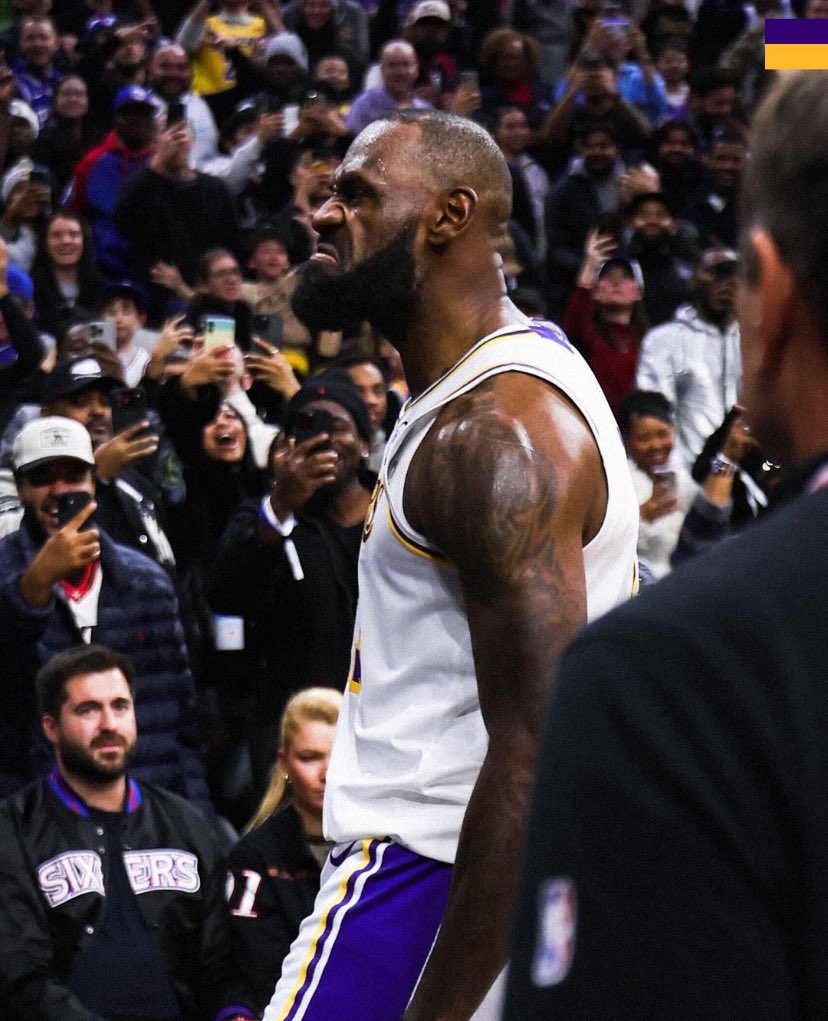 BronMuse's tweet image. Describe LeBron James in one word