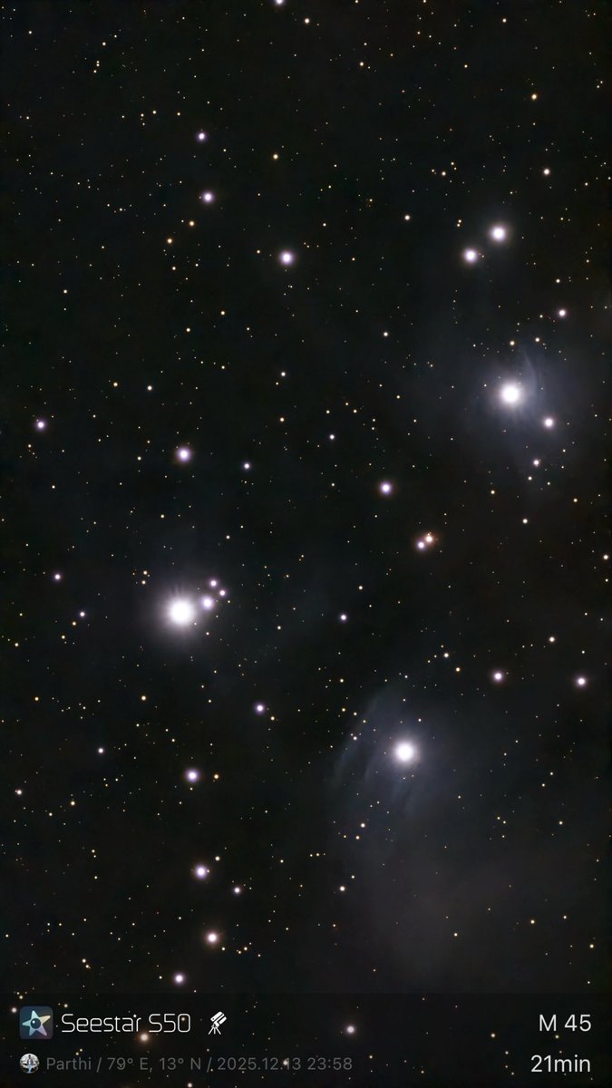 Thank you for one of great equipment’s you provided. Fortunately I could afford one and shot the best. Shot in B5 location #seestars50 #zwo