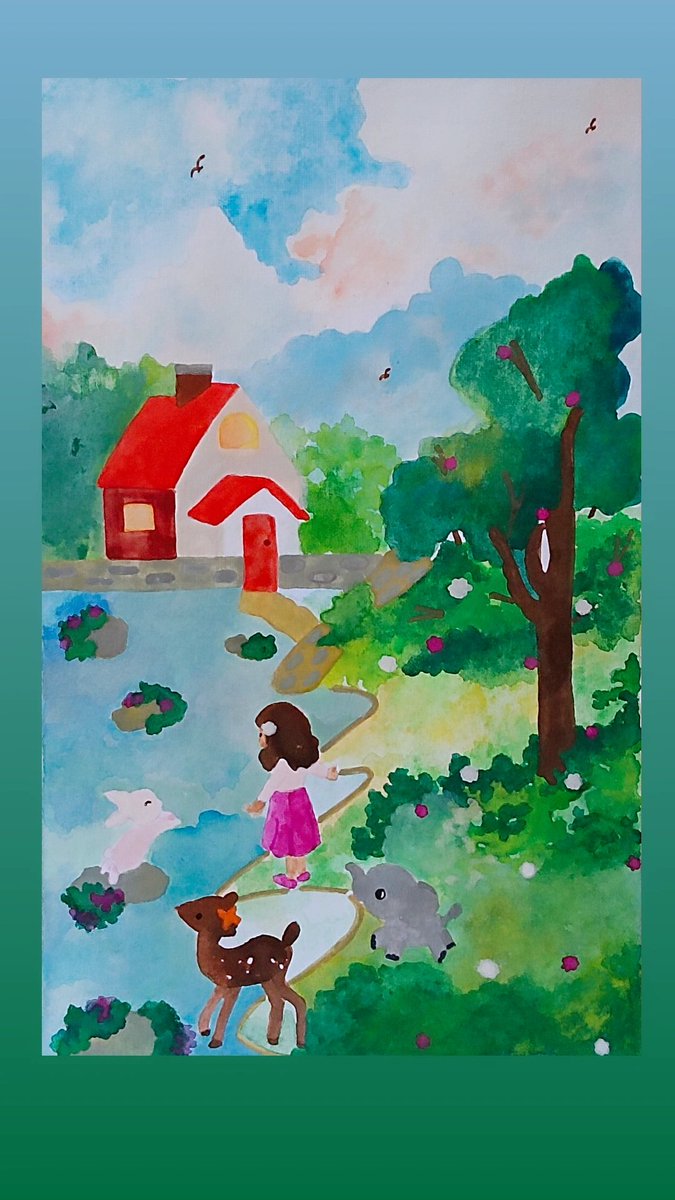 evayahya's tweet photo. A very beautiful, calm atmosphere ☁🪻
By Evayahya

#calm #atmosphere #afternoon #drawing #painting #illustration #watercolor #childrensillustration #art https://t.co/RGo5YDDooL