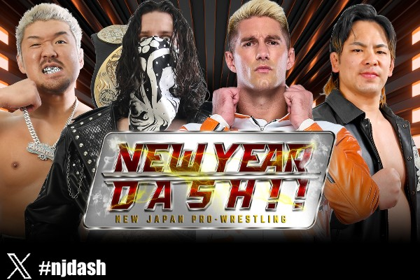 njpwglobal's tweet photo. January 5, NJPW dashes into 2026!

New Year Dash will see the IWGP Tag Team titles on the line in the main event!

Tickets are on sale NOW worldwide:

https://t.co/eRt6rYrjWG

#njpw #njdash https://t.co/Mgf7kVPxki