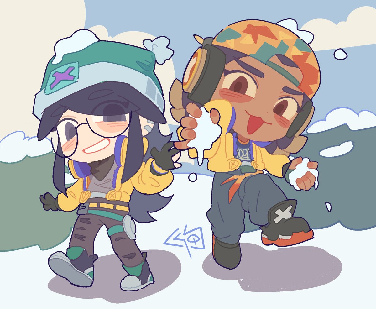 ZAnneliese93298's tweet image. 雪仗
#VALORANT #raze #killjoy #nanobomb