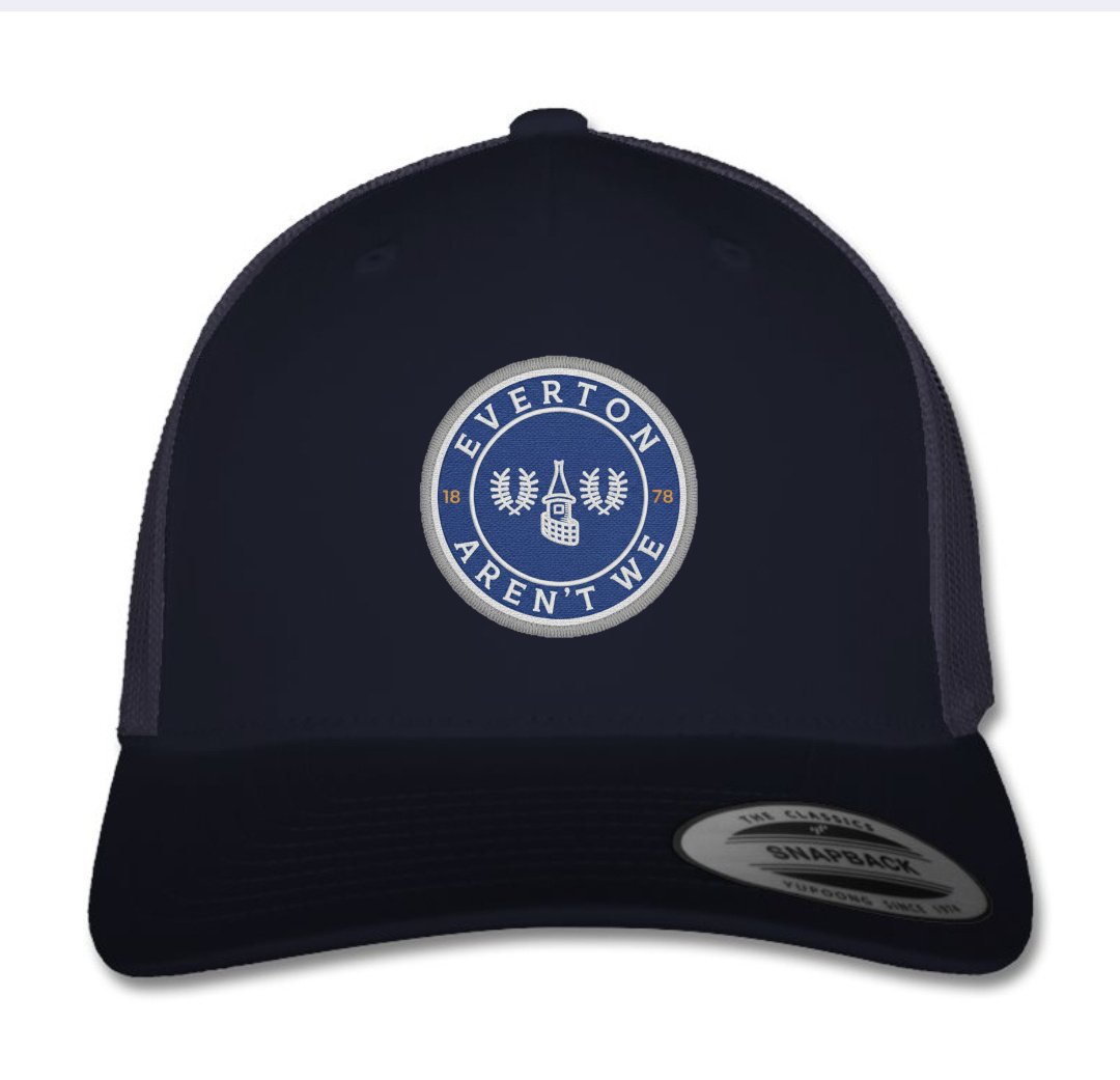 EvertonBanners's tweet photo. New cap design available also comes on tshirts hoodies &amp; mugs. 

#Everton https://t.co/ufw9jCIL98