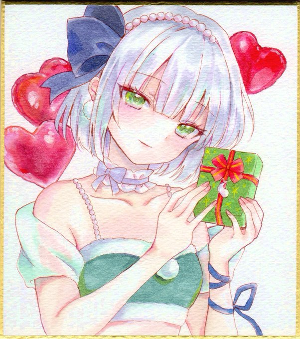 クリスマス妖夢ちゃん💚🤍 