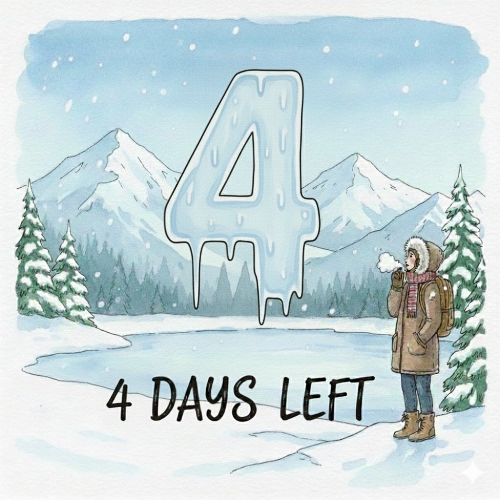AymanGamal51563's tweet image. Only 4 Days! 🌨️
​The wait is almost over! Just 4 days until our winter collection drops.
​Get ready for the ultimate cozy style! ✨
​#4DaysLeft #WinterDrop #StayWarm