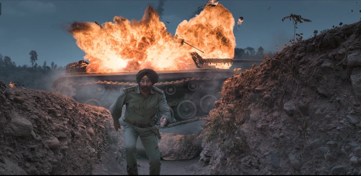 Couldn't tolerate the 2 minute teaser, felt like throwing my phone. Imagine watching this cringe VFX AI made film for 3 hours in theatres by paying 500 rs for a ticket, 50 for Parking, 400 for popcorn.

Deshbhakti is the biggest selling point but as a filmmaker you have some