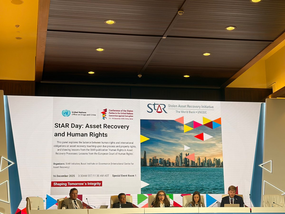 Stolen Asset Recovery Initiative @World Bank/UNODC tweet media