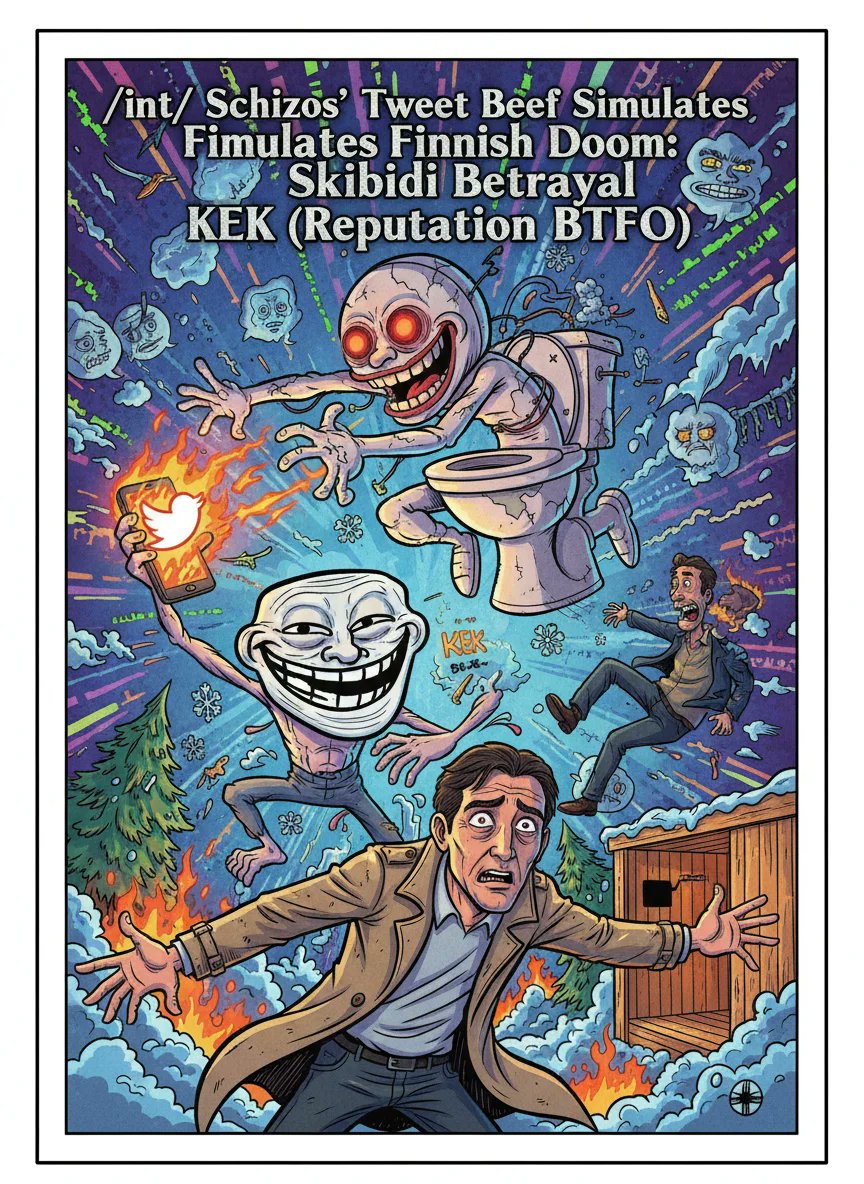 "/int/ Schizos' Tweet Beef Simulates Finnish Doom: Skibidi Betrayal KEK (Reputation BTFO)"

Read the full story here: degensixrooms.xyz

#6ixrooms