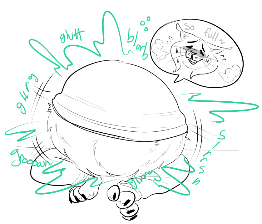 jaguarboudoir's tweet image. eating just makes all your troubles go away, right?