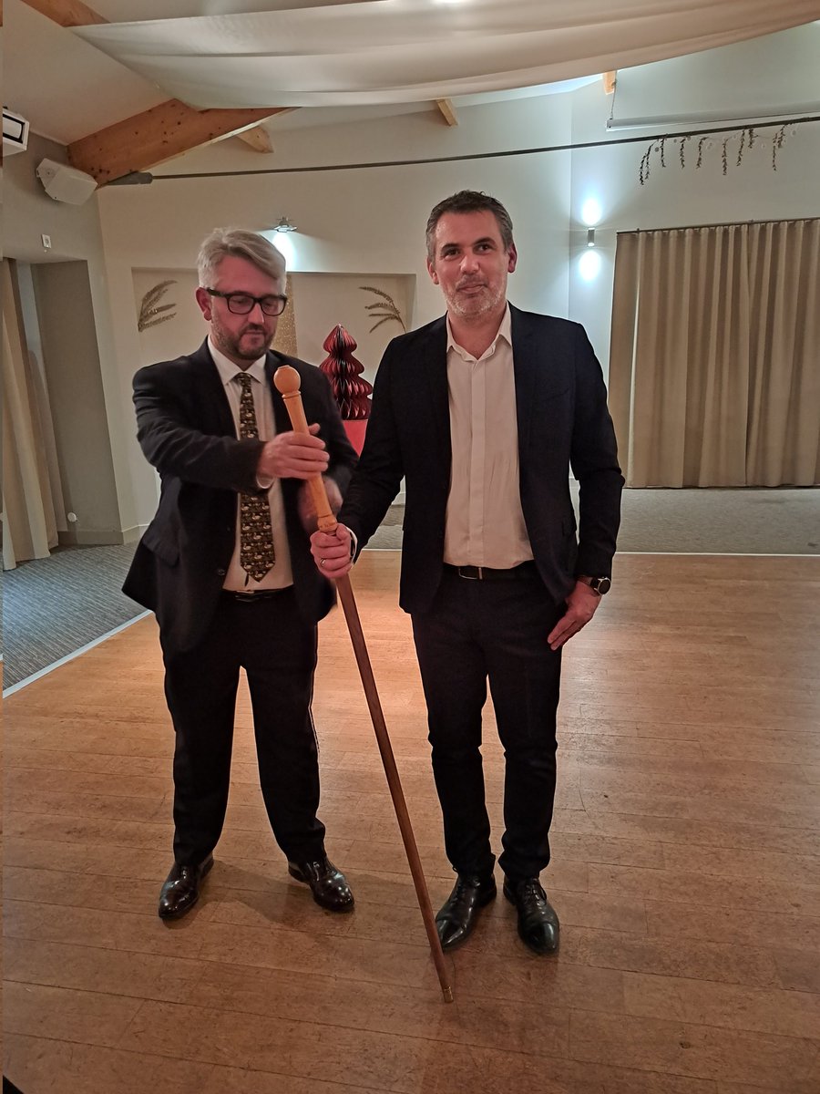 Passage de bâton entre les Bâtonniers Gisselbrecht et Fouassier.