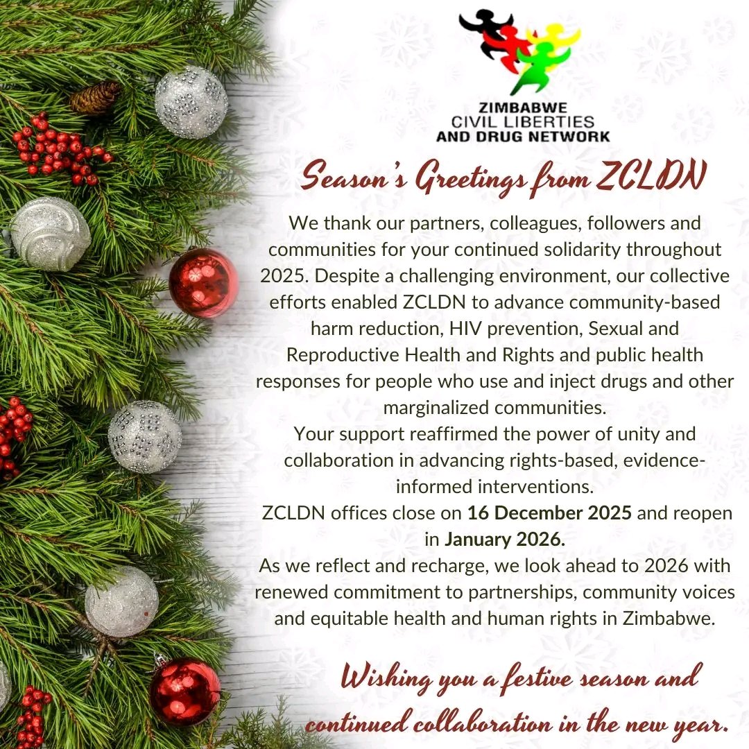 CivilDrug's tweet image. Thank you our partners, colleagues and communities for your solidarity in 2025. Wishing you a peaceful festive season and continued collaboration in 2026.