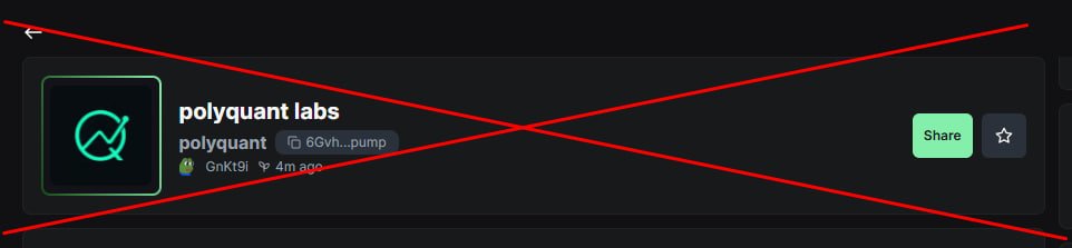 polyquant_labs's tweet image. be careful! polyquant has NO TOKEN and no plans for token
our product absolutely free for everyone!
