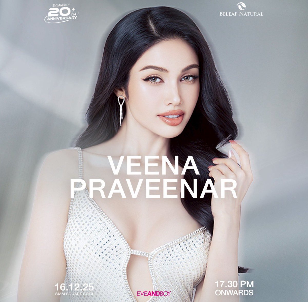 VeenaPraveenar's tweet photo. พบกันค่ะ
#EVEANDBOYxVEENA https://t.co/0cumTfQRjl