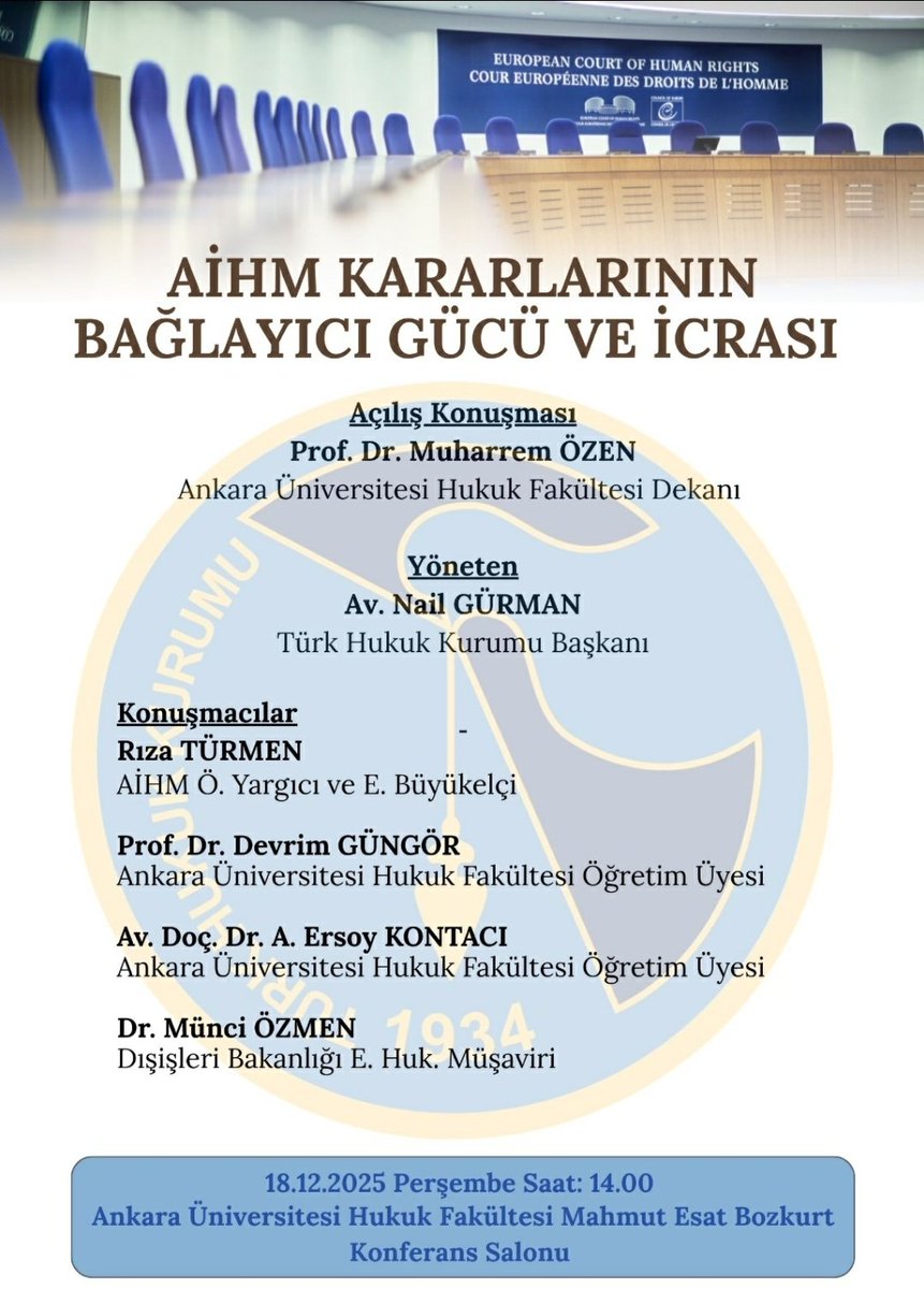 Yılın son bilimsel etkinliğinde buluşmak dileğiyle..