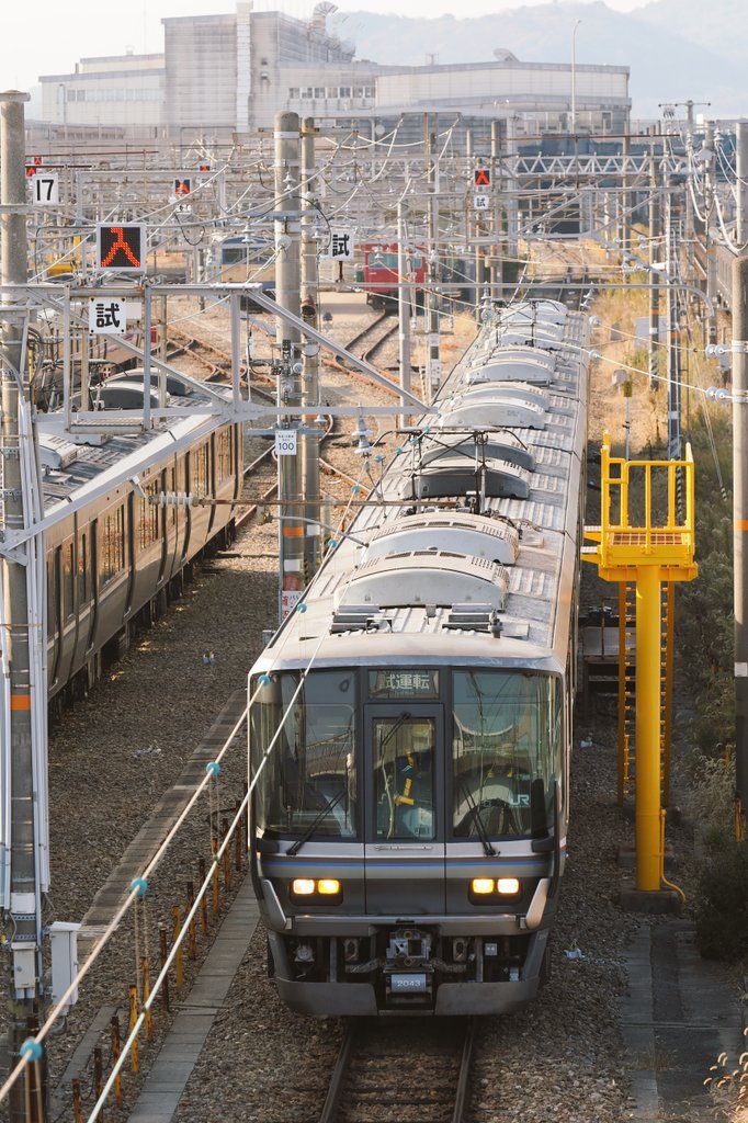 2025/12/16 ✡本日の構内試運転 ❊223系2000番台×6両{J1編成} 📸網干