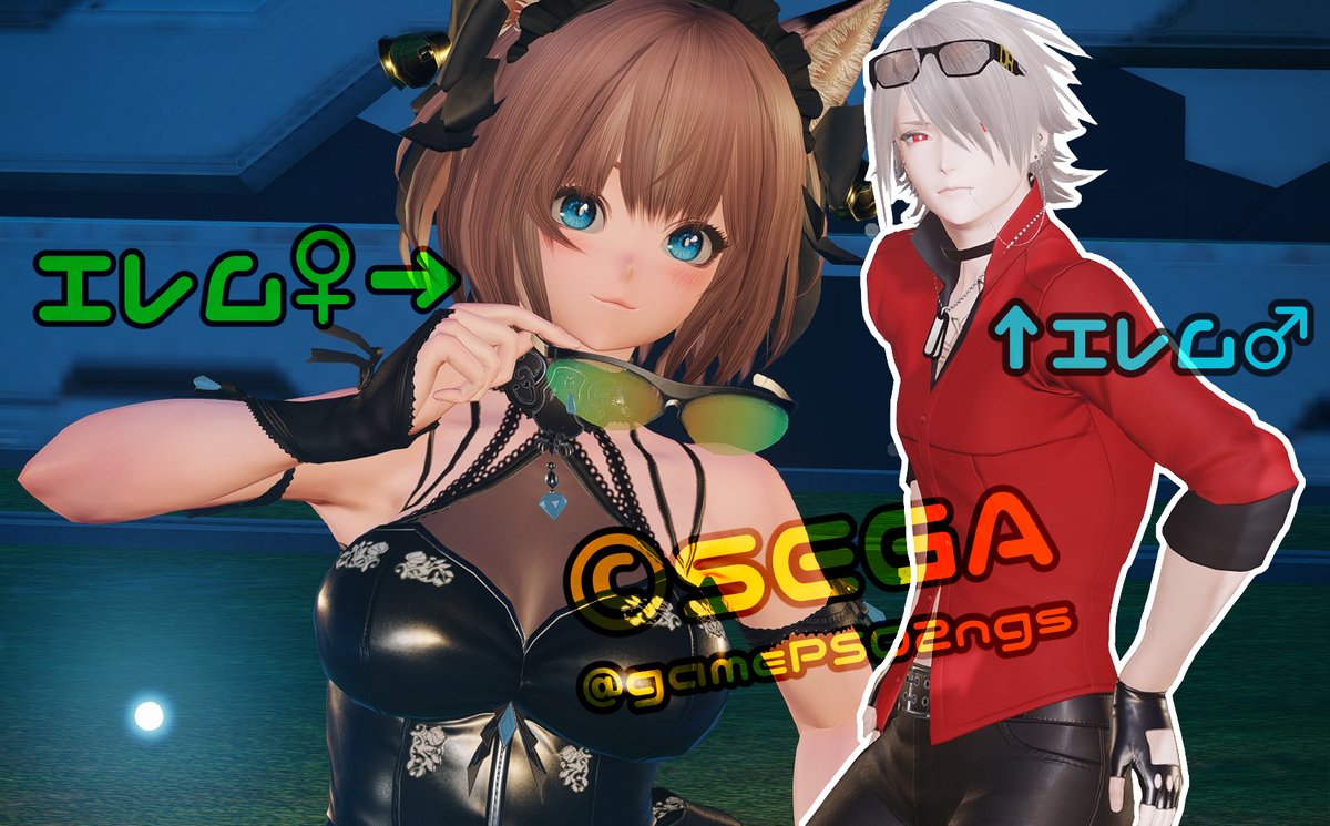 gamePSO2ngs's tweet image. 【ダブル守護輝士】

たまに出現する僕の控え室にいる守護輝士。
グランドエンドまで辿り着き、ループを脱した二人。
アニマティカが実装された際に作ってから一切弄っていないが……まあ今でも現役な顔をしている気はする。 
 
#PSO2NGS_SS #PSO2_NGS_SS
#ぷそかおようび