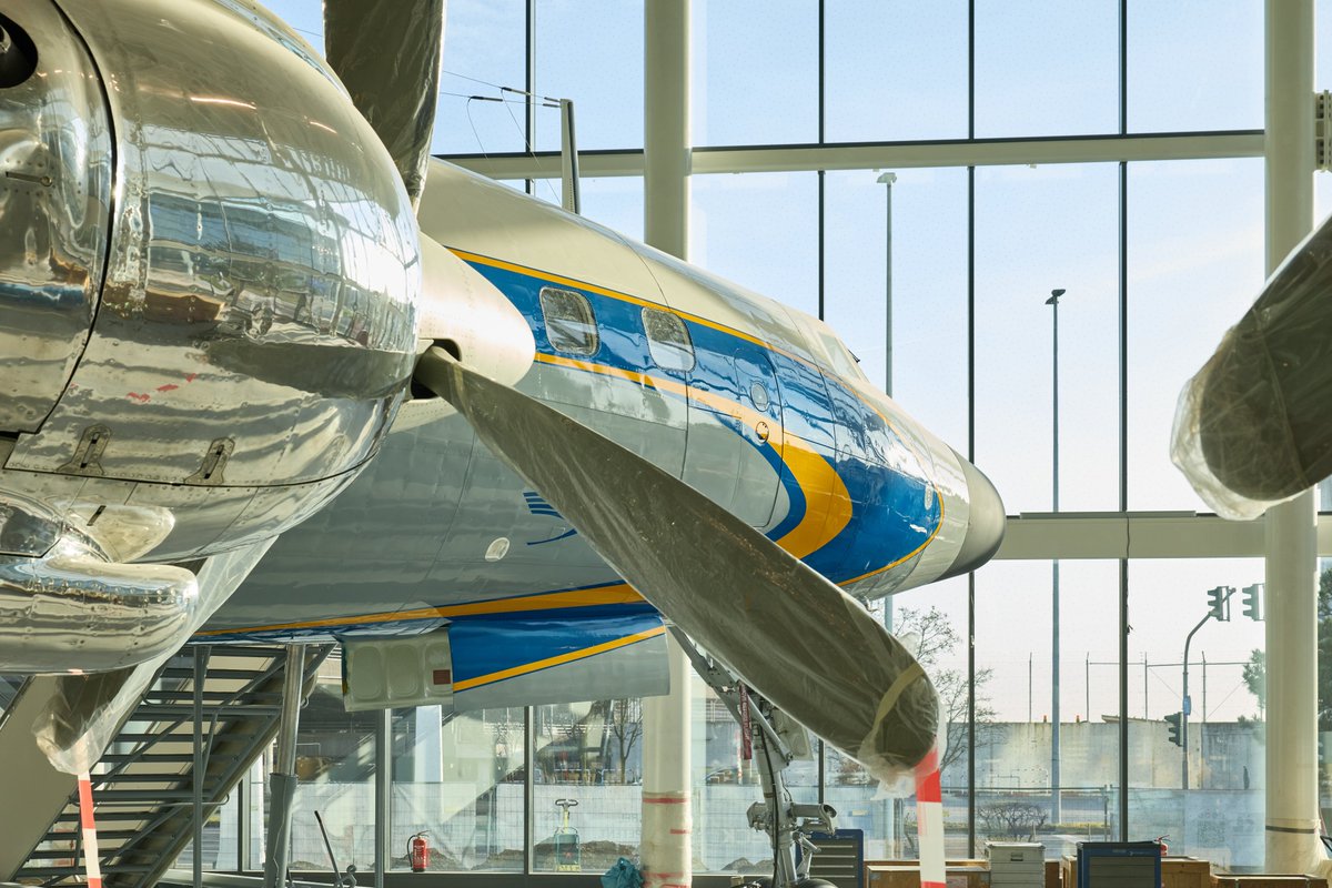 SpaethFlies's tweet photo. Vintage @lufthansa #aircraft wonderland is almost ready to shine @Airport_FRA: 1936 #Ju52 D-AQUI and 1957 Lockheed L1649A Super Star D-ALAN are stars of new Hangar One, opening for #LH100 in spring 2026 as a visitor and conference centre #avgeek https://t.co/gIZyUCTFiU