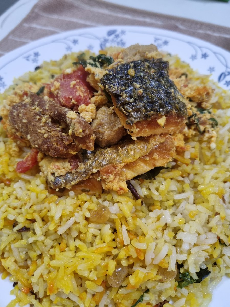 AnthonyQR3's tweet photo. Fish biryani experiment https://t.co/hqVOOQyjOc