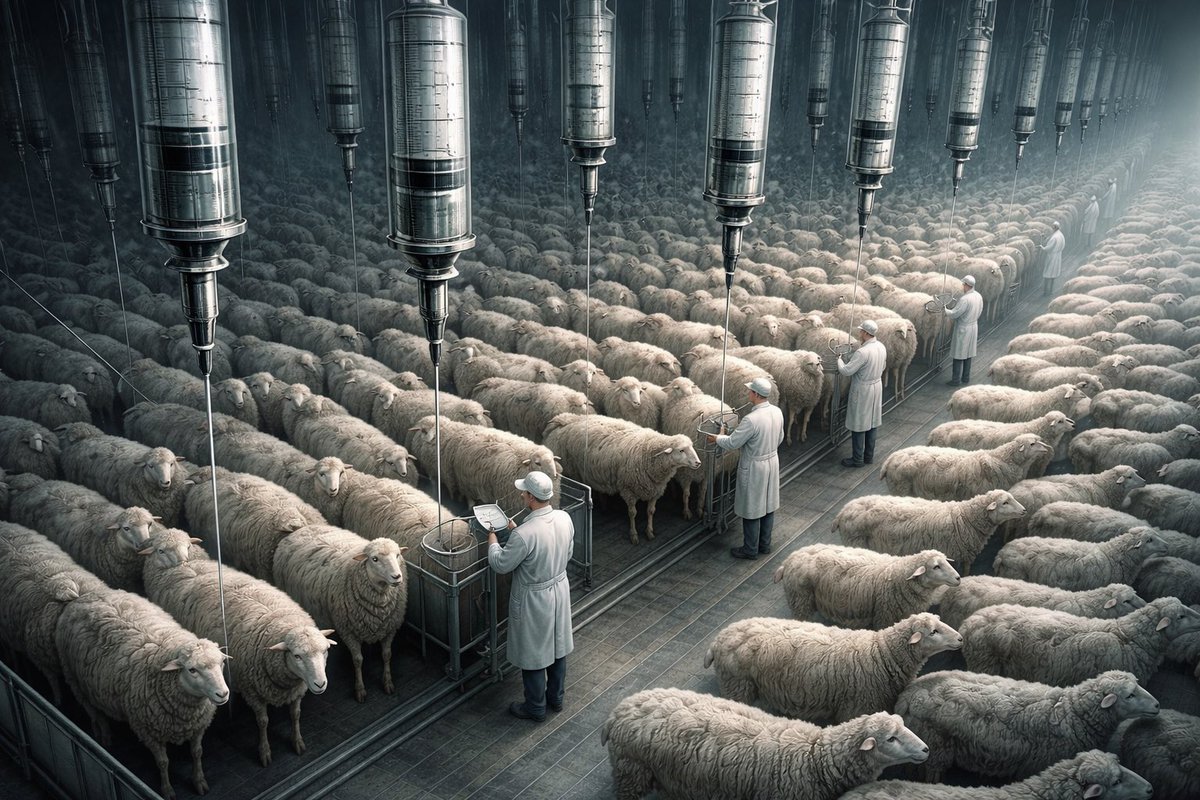 Les éleveurs donnent exactement ce que l’État attend d’eux.
Ils réclament davantage de vaccination, et ce faisant, ils relaient eux-mêmes le message — avec son poison intégré.

Le vaccin devient la solution réflexe.
Unique. Indiscutable.
Avant même que la question ne soit posée,