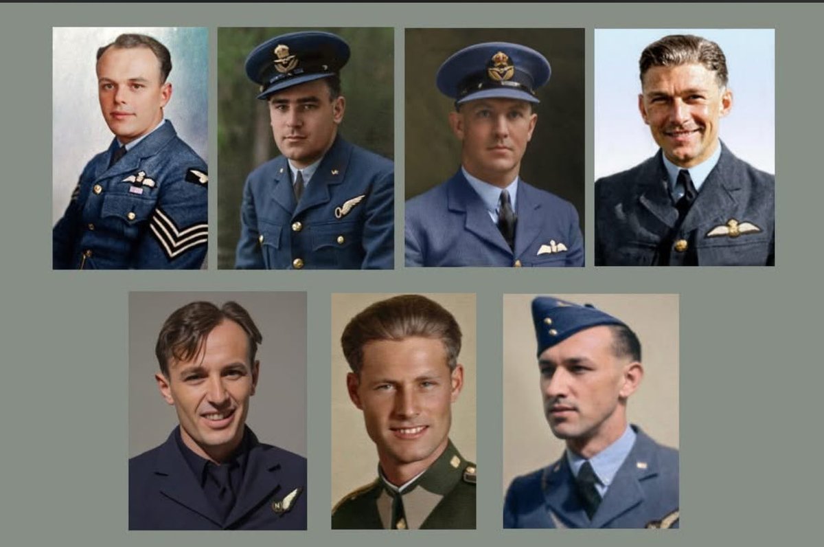 16 December 1940
P/O John Coggins MBE, DFC and Bar
P/O Norman Alfred Sadler
F/O Samuel James Millen DFC
Sgt William Skipworth
Sgt Jiří Janoušek
Sgt Jan Krivda
P/O Jaromír Toul