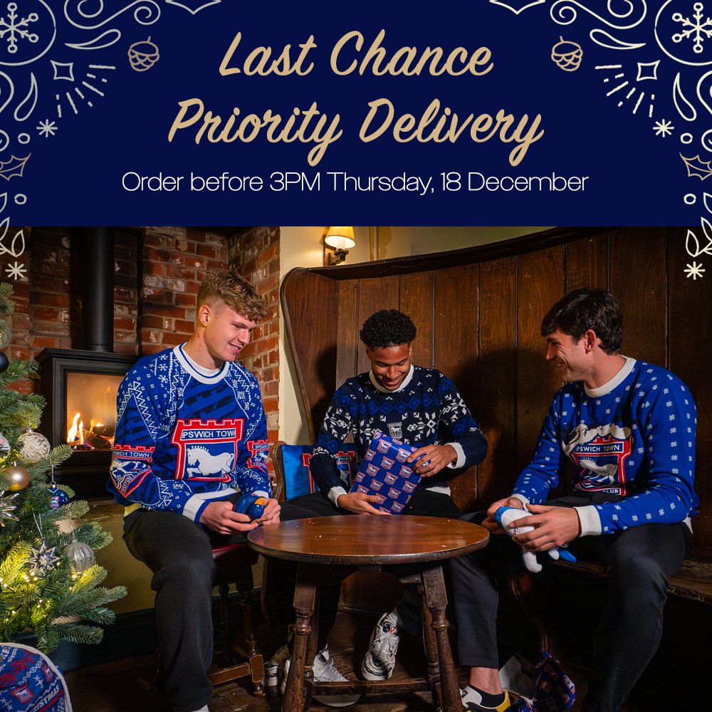 Still got presents to buy? Order on our Priority service to get your gifts in time for Christmas.
Order before 3PM Thursday 🎁
