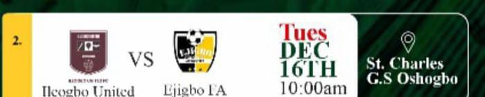 chairmanosunfa's tweet image. 1' Kick off 
Ejigbo FA 0-0 Ileogbo Utd 

#SmartCityOSFLSuper6
#SmartCityOsunFA
#Dreamit
#Super6
#Day2