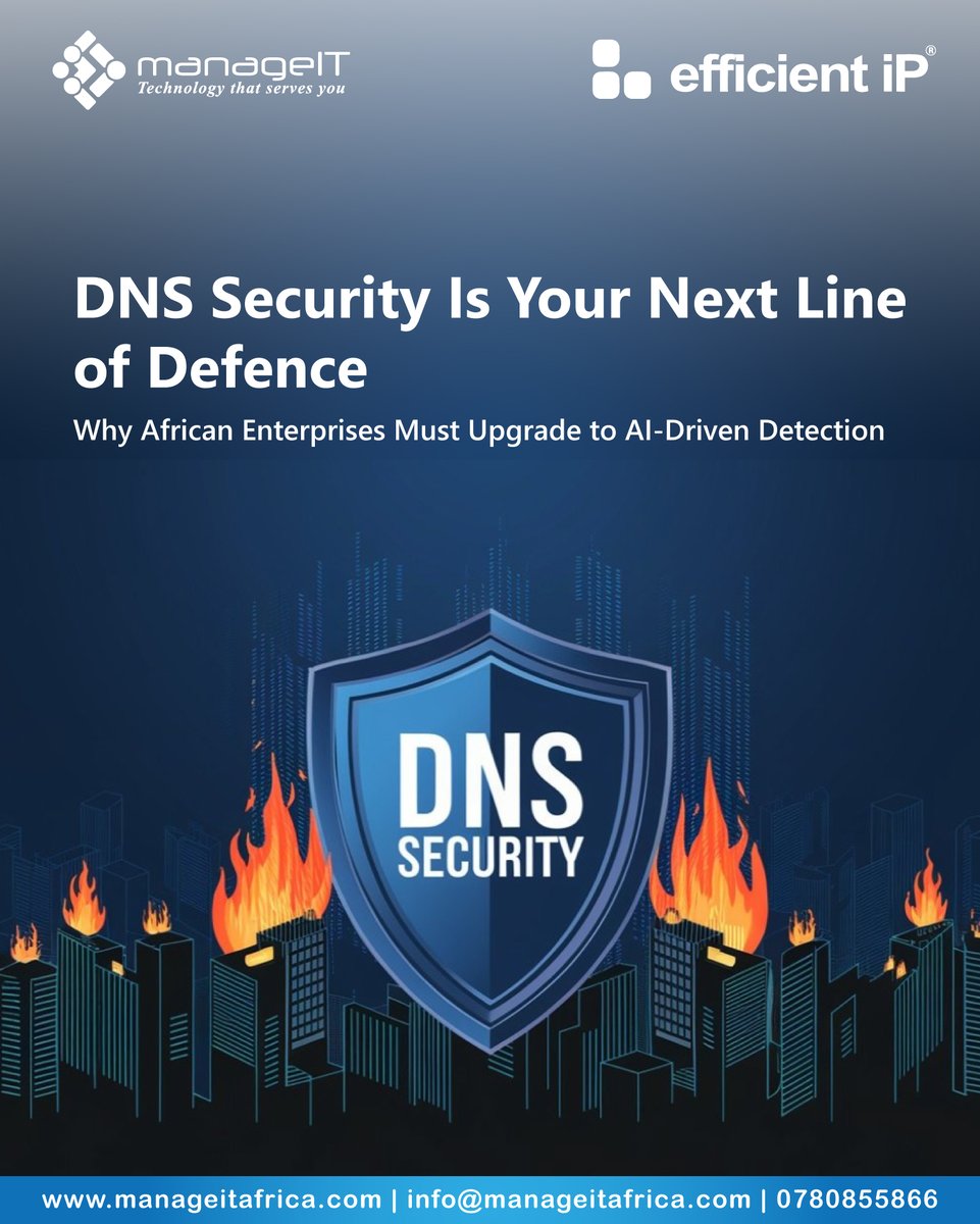 manageitafrica's tweet image. We’re proud to partner with #EfficientIP to deliver next-gen #DNSsecurity that detects threats before they activate.
💡 Learn more on how AI-driven DGA detection uncovered dormant infostealers in real-time.

🔗 manageitafrica.com/dns-security-i…

#ManageIT   #Cybersecurity #MDR #XDR