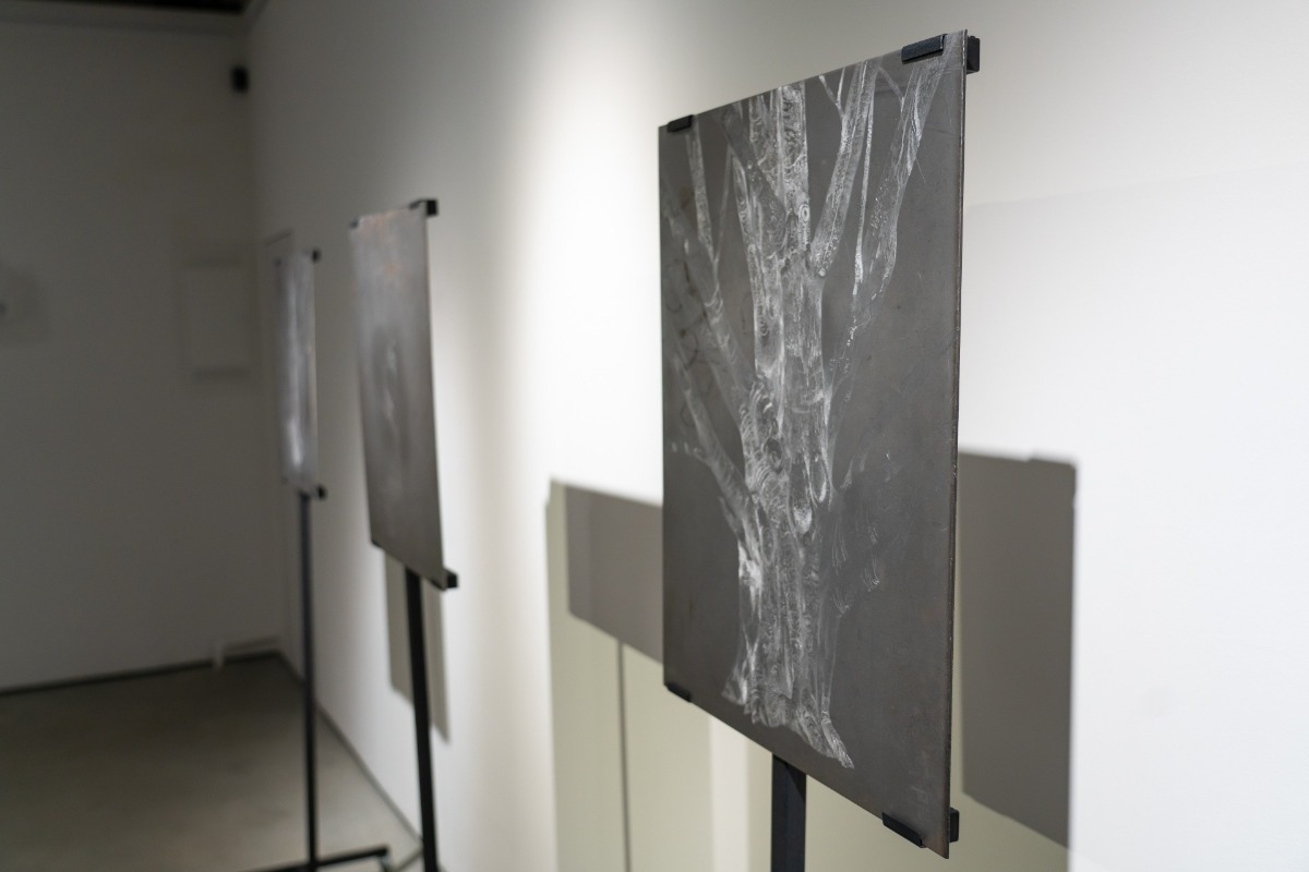 The Zaporizhzhia Biruchiy Art Centre Gallery at the Center for Contemporary Art has opened the exhibition “1538” by Kryvyi Rih artist Oksana Zharun. The exhibition explores how materials transform in steel-making when exposed to rising temperatures – a metaphor for the