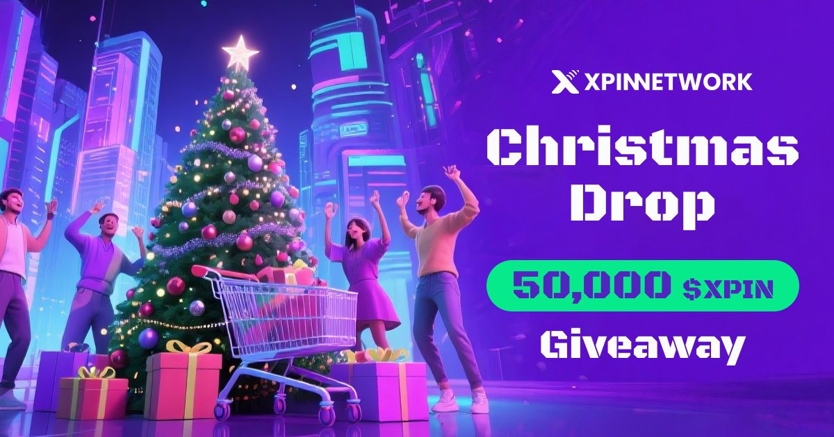 🎄 $XPIN Christmas Drop!
🔥50,000 $XPIN Giveaway for 10 XPINers!
Who's ready to win big? 🚀

✅Tasks:
· Like+RT
· Follow <a href="/XPINNetwork/">XPIN Network🛰️</a>: x.com/XPINNetwork
· Follow XPIN News: t.me/xpinnews
· Follow XPIN Medium: xpinnetwork.medium.com
· Drop your proof+ BEP20 wallet