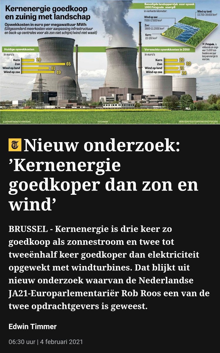 Nieuw onderzoek: 'Kernenergie goedkoper dan zon- en windenergie'

Artikel uit 2021. En wat hebben we intussen gedaan? Alles volgeplempt met (onrendabele) zonnepanelen en windmolens! En onze energie steeds duurder gemaakt! 

Knettergek Nederland! 🙈🙉