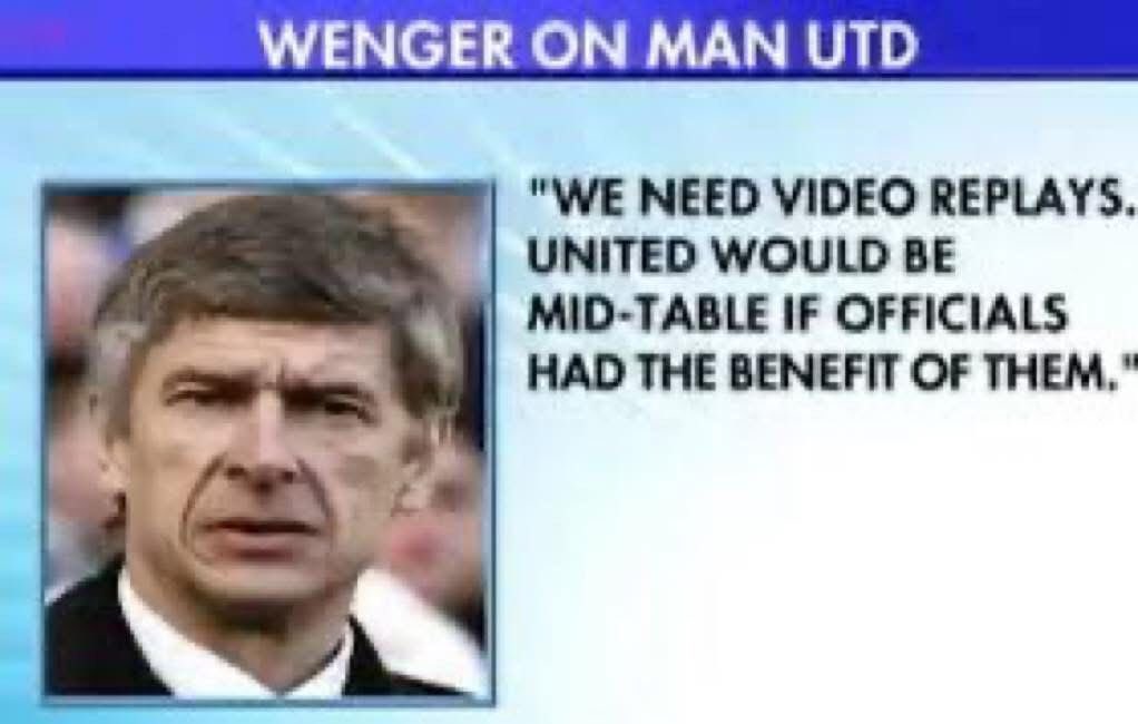 Afc_Sakzi's tweet image. 15 years after this statement, with the introduction of VAR, Manchester United have rightfully become the mid-table team Le Professeur Arsène Wenger predicted.

Wenger is always right 🫡
