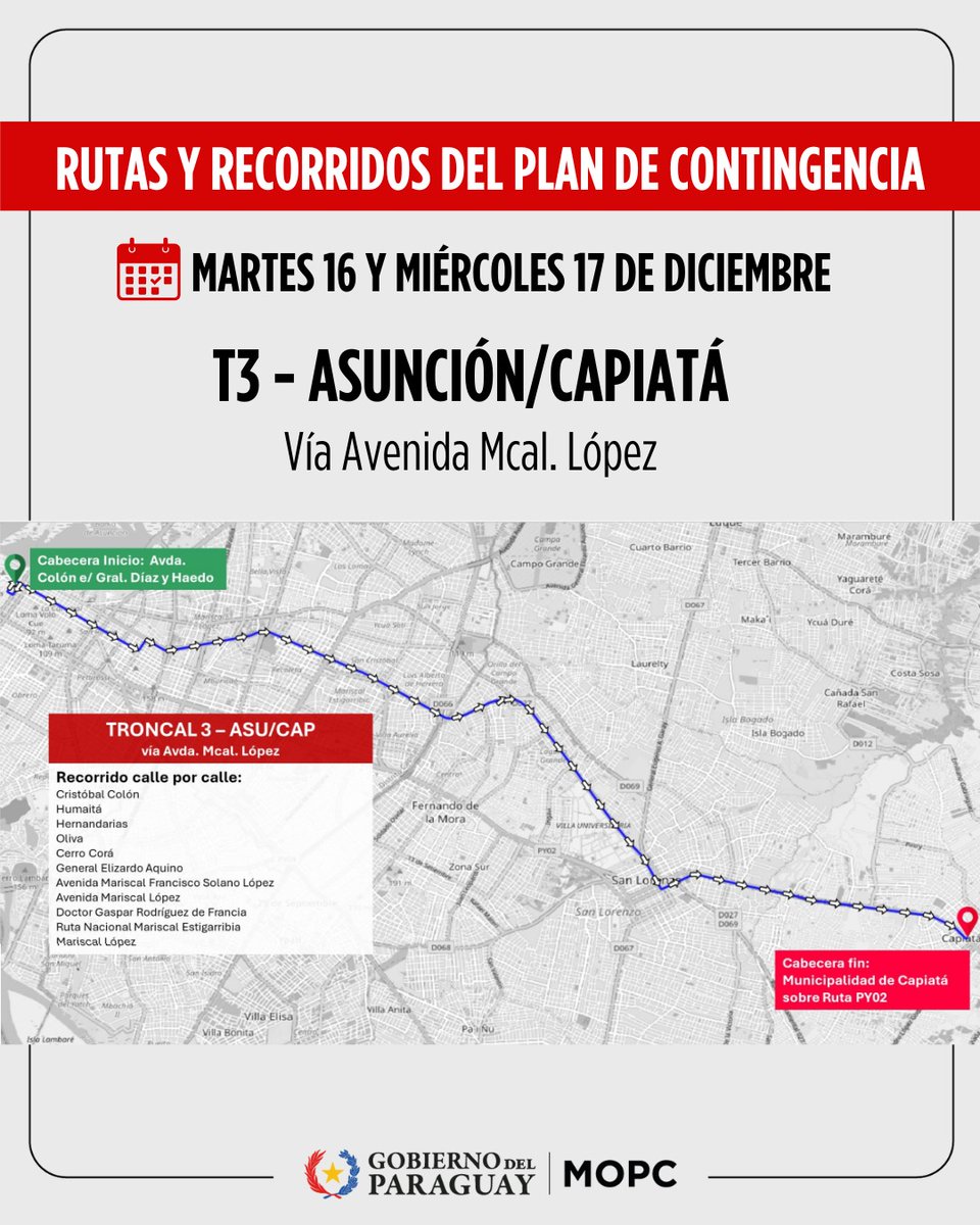 1000_am's tweet photo. HUELGA DE CHOFERES: RIGE SERVICIO MÍNIMO DEL 60% |🚍

🗣️Desde el Gobierno, se dispuso un #PlanDeContingencia

@mopcparaguay
#1000Noticias #1000am📻🎙 https://t.co/mjRGZ5K5tL